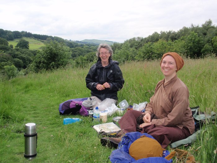 Vernerable Canda, picnic in Derbyshire